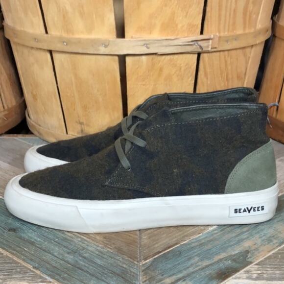 Seavees Maslon Desert Boot Wintertide Green Camo Wool Chukka Boots Mens Size 8.5 main image 6